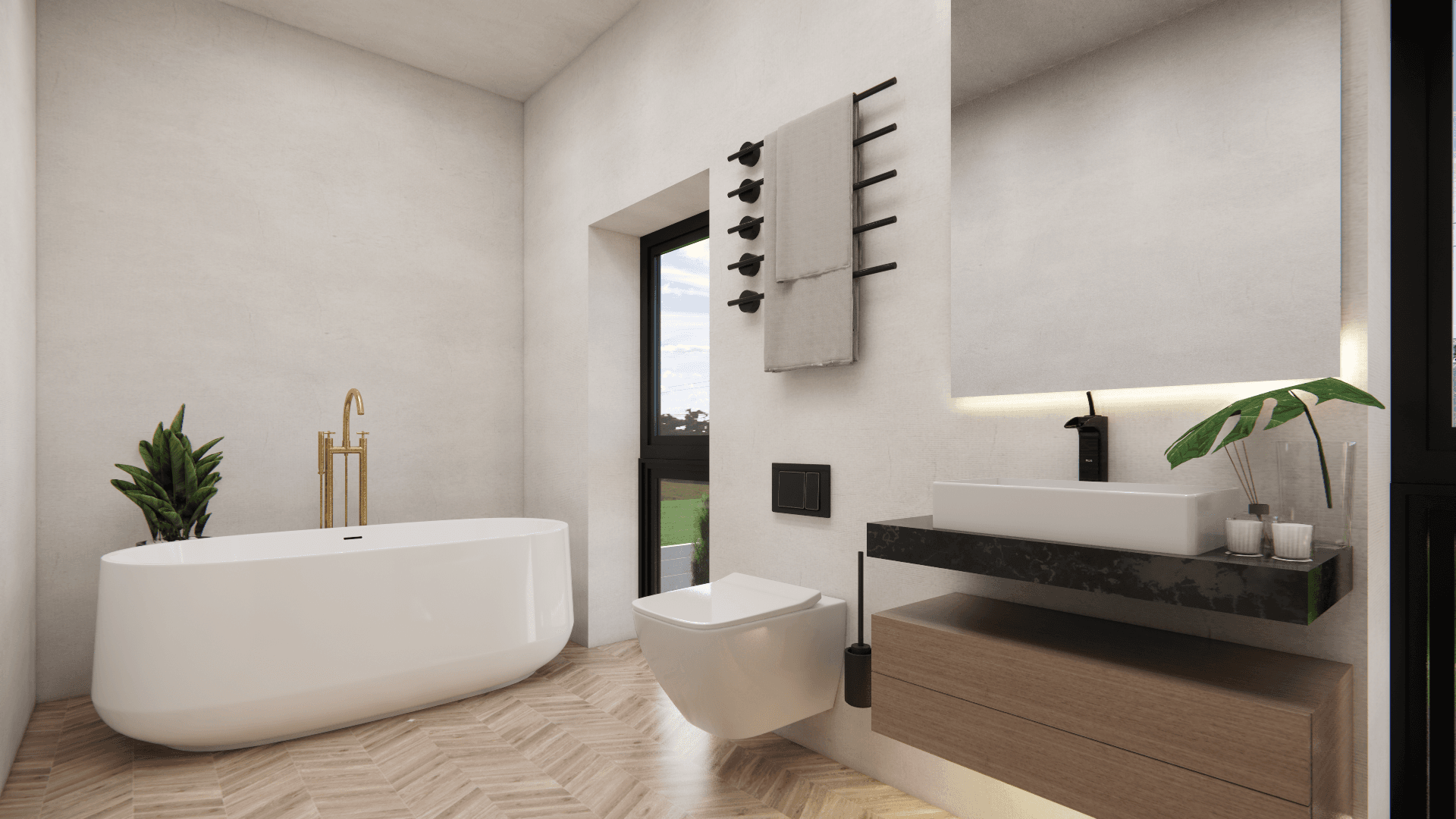 Josef-Schwarz-Straße 80C, Bad mit freistehender Badewanne