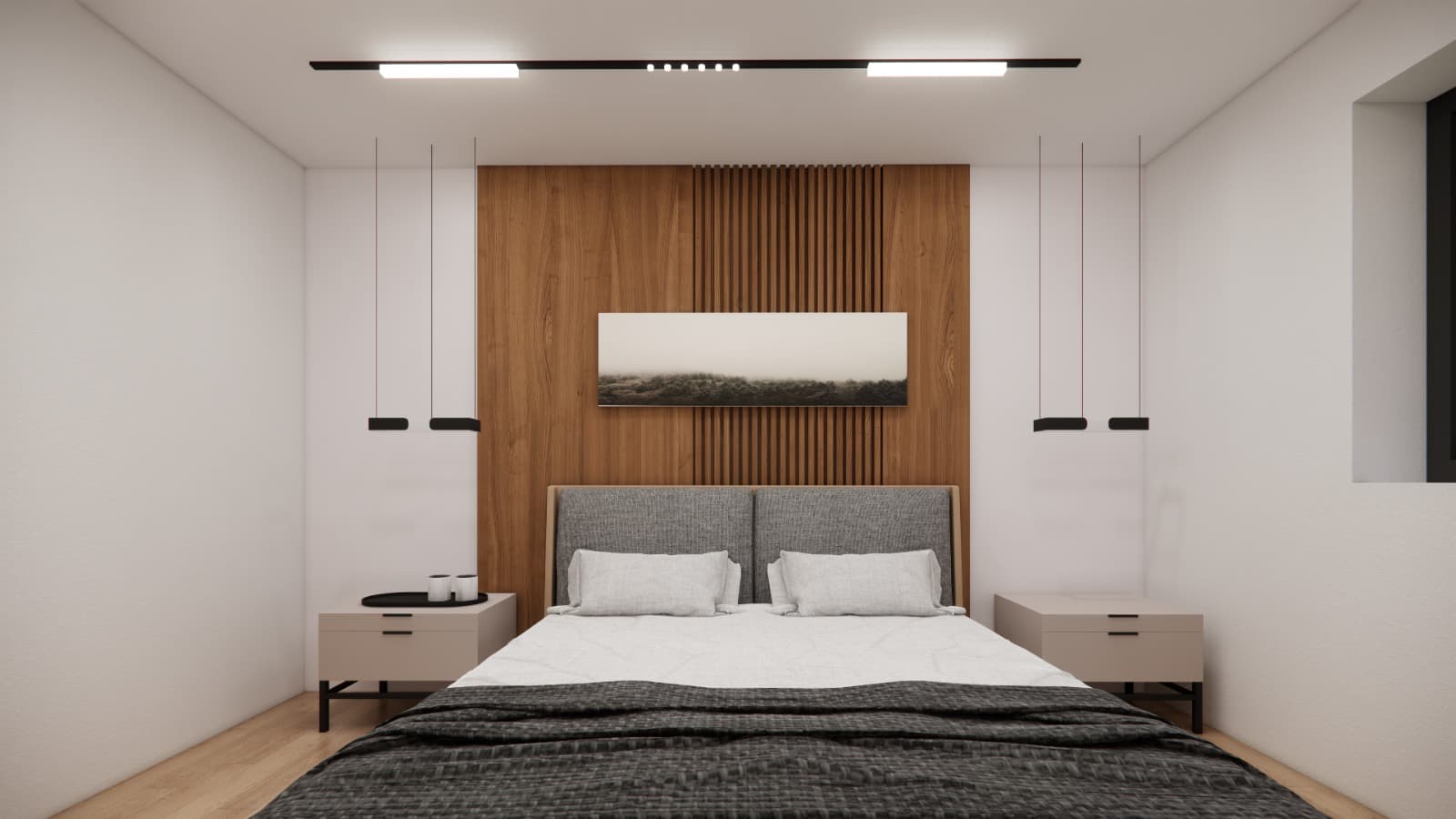 Josef-Schwarz-Straße 80E, Schlafzimmer, Blick zum Bett